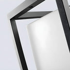 Modern Black Metal LED Post Cap Light for Outdoor Fences