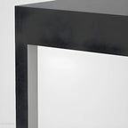 Simple Black Open Solar Outdoor Post Lights