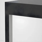 Simple Black Open Solar Outdoor Post Lights
