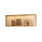 Kitchen Wood Wall Mounted China Cabinet with Glass Door