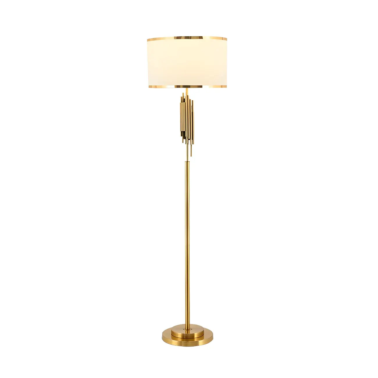 Contemporary Gold Standing Floor Lamp for Living Room