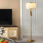 Contemporary Gold Standing Floor Lamp for Living Room