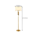 Contemporary Gold Standing Floor Lamp for Living Room